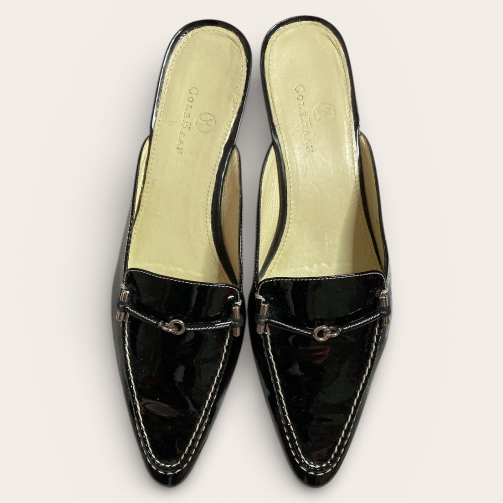 Cole Haan Patent Mules